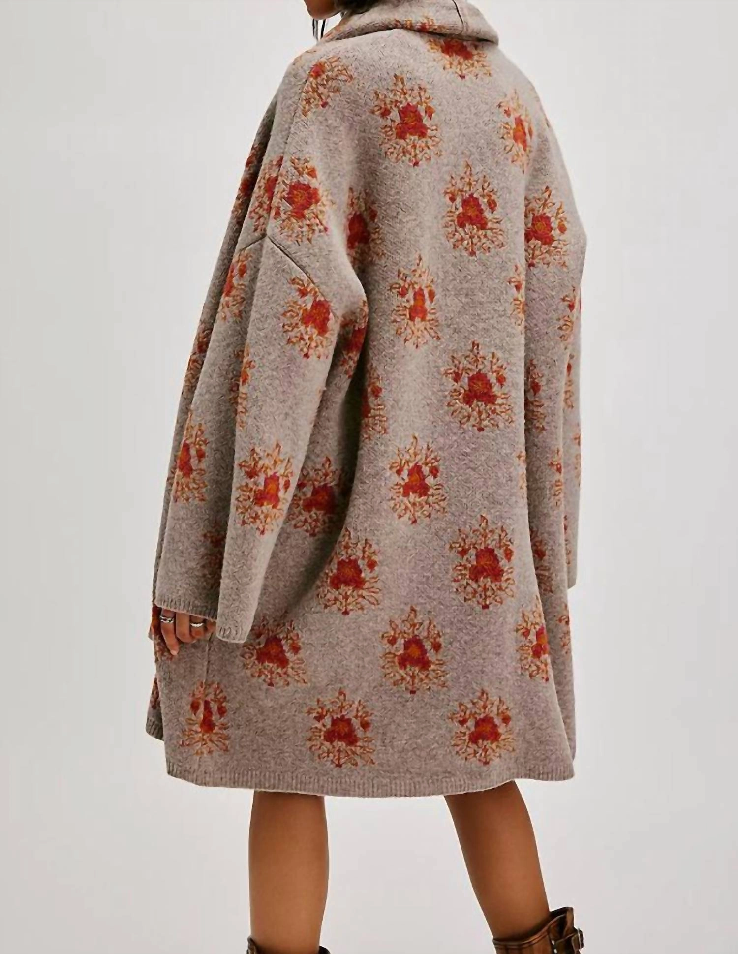 Bali Ayla Scarf Cardigan In Autumn Combo