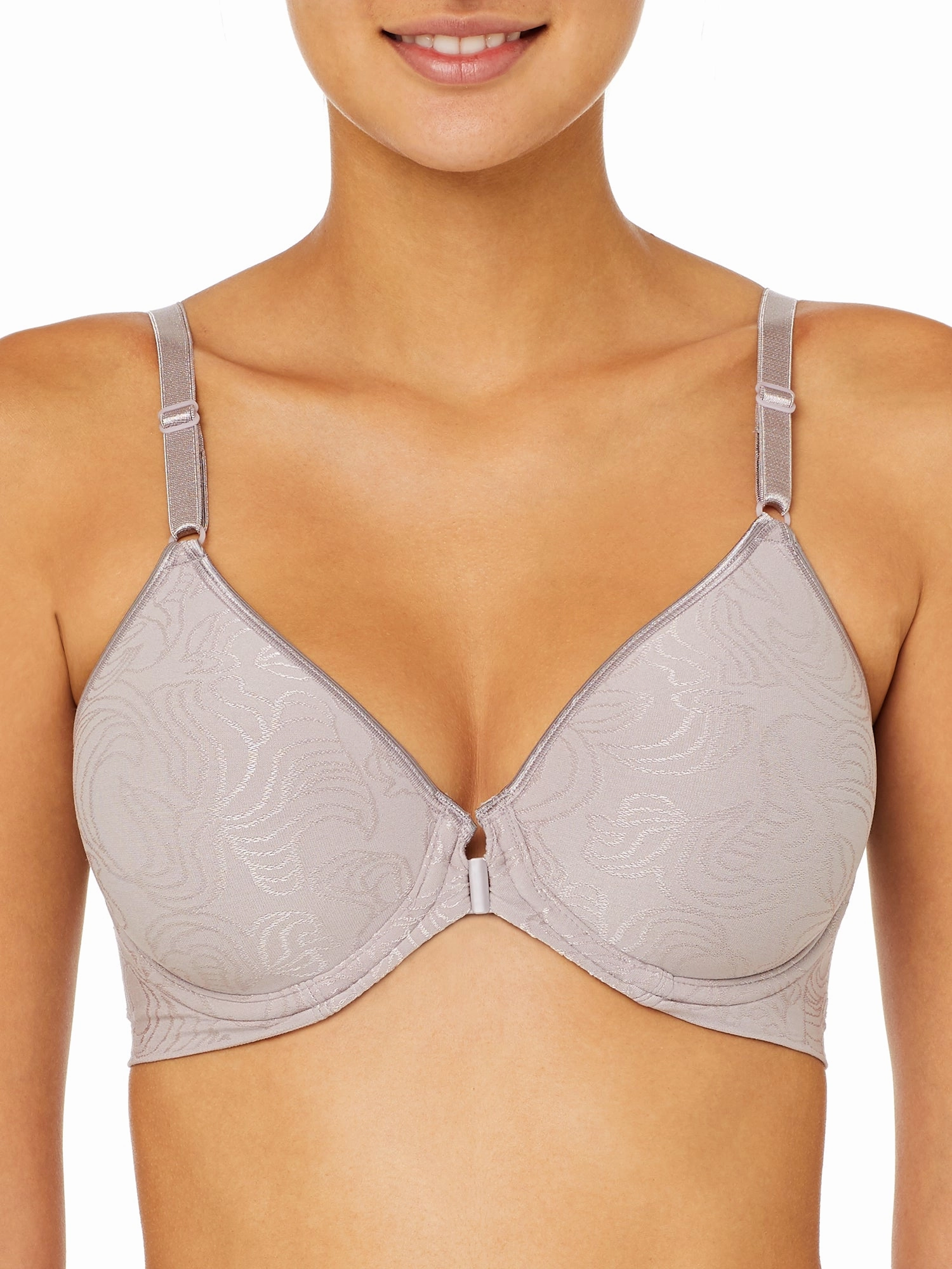 Bali Women's Comfort Revolution Front-Close T-Shirt Bra