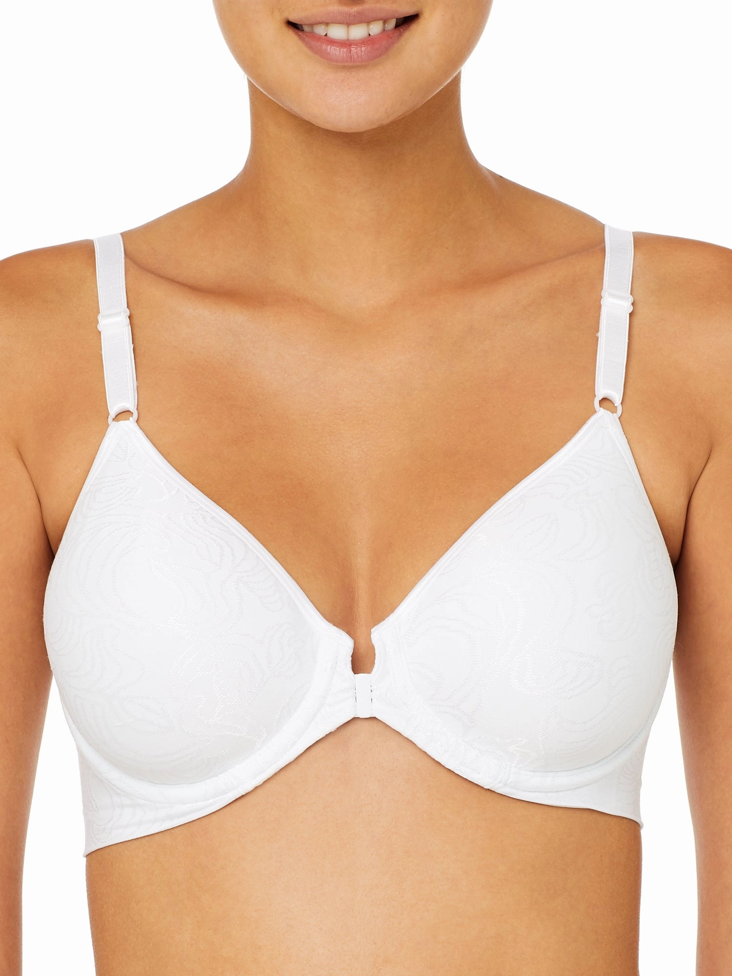 Bali Women's Comfort Revolution Front-Close T-Shirt Bra