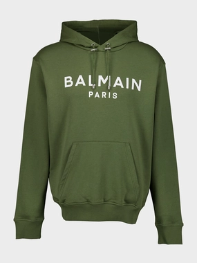 Balmain Paris Hoodie Tops Mens - thermal tops