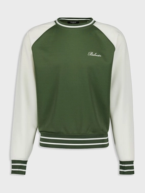 Balmain Signature Sweatshirt Tops Mens - thermal tops