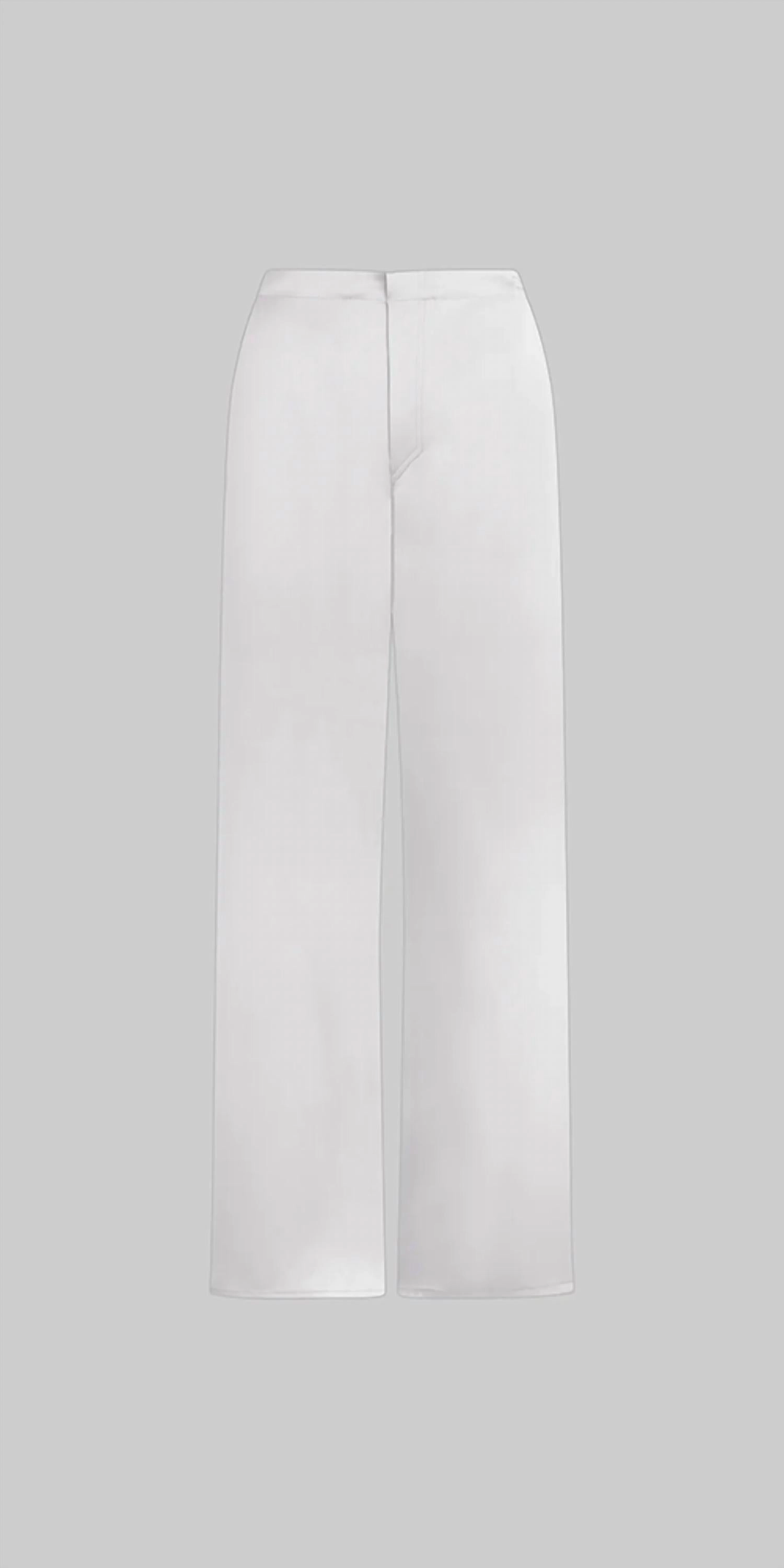 Barb Satin Painter Pant In Cement