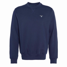 Barbour Beckhill Sweatshirt Classic Navy mens long sleeves cheap