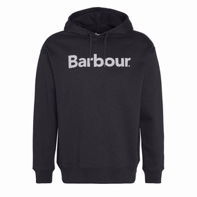 Barbour Brushed Nicholas OS Hoodie Black mens long sleeves cheap
