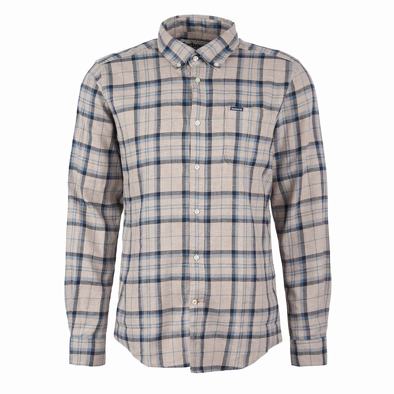Barbour Deerpark Tailored Shirt Ecru mens tank tops best deals