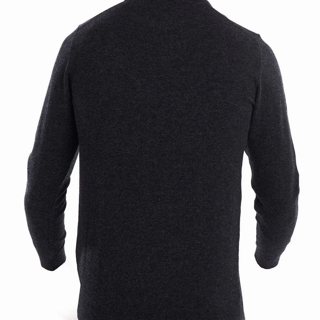 Barbour Essential Lambswool Crew Neck Charcoal