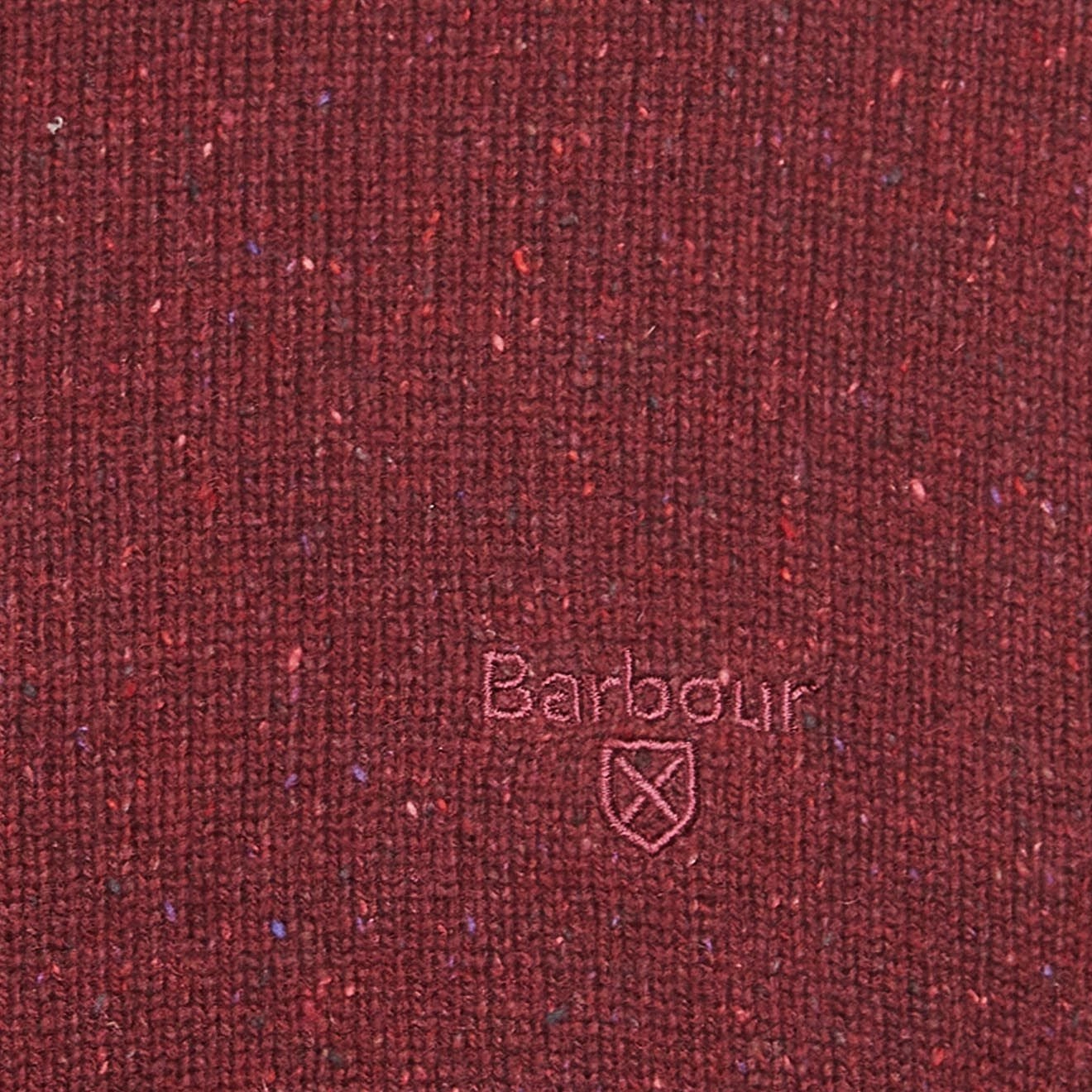 Barbour Essential Tisbury Crew Neck Sweater Ruby
