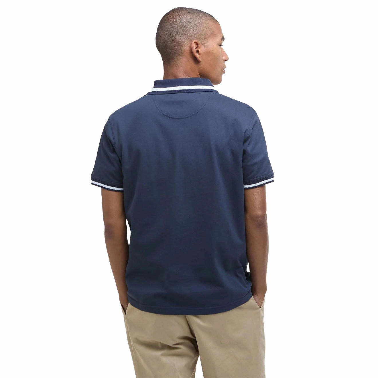 Barbour Ferrybridge Lightweight Tailored Fit Polo Shirt Navy