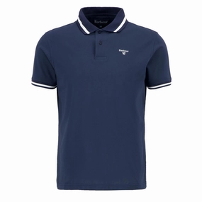 Barbour Ferrybridge Lightweight Tailored Fit Polo Shirt Navy mens t-shirts outlet