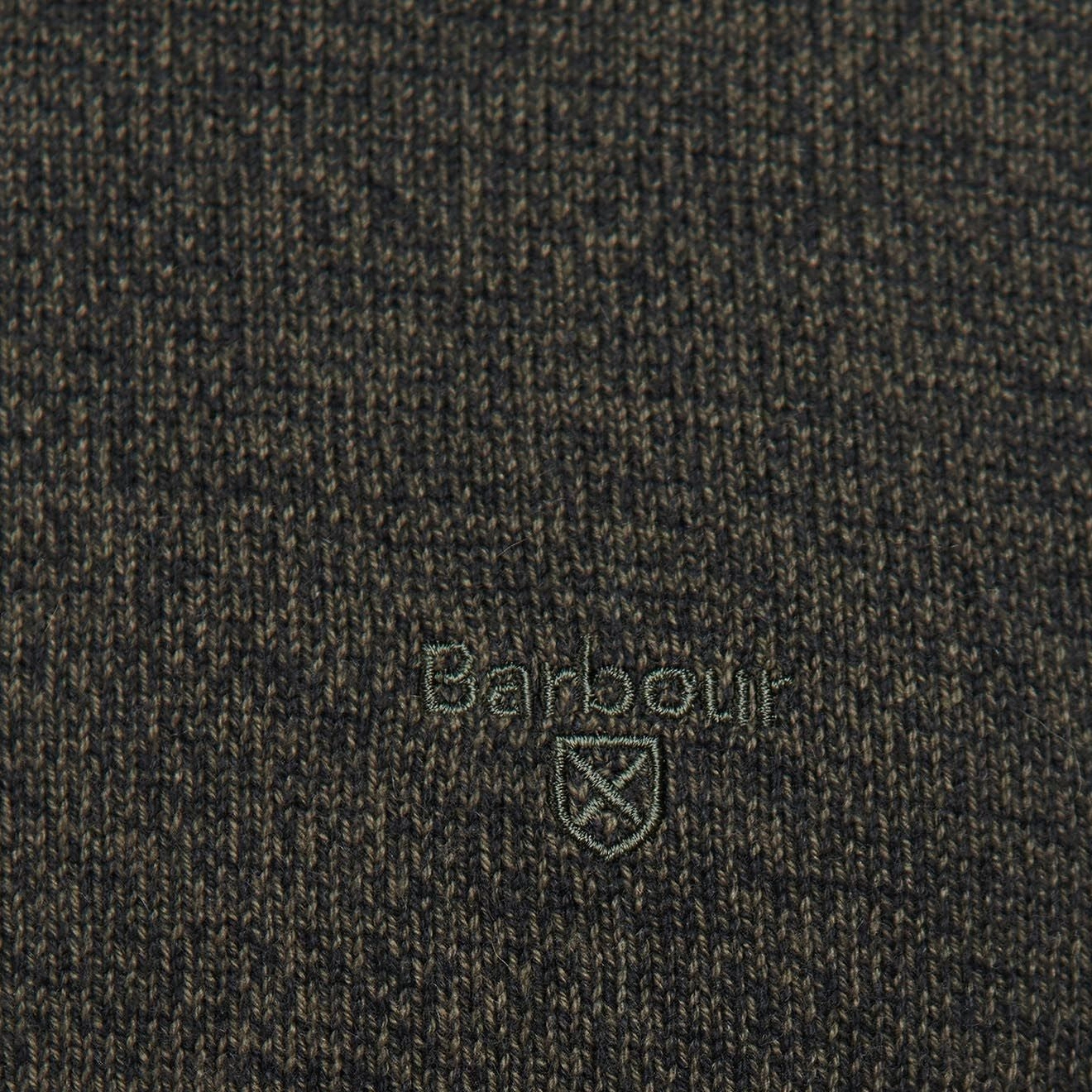 Barbour Firle Crew Jumper Olive Marl