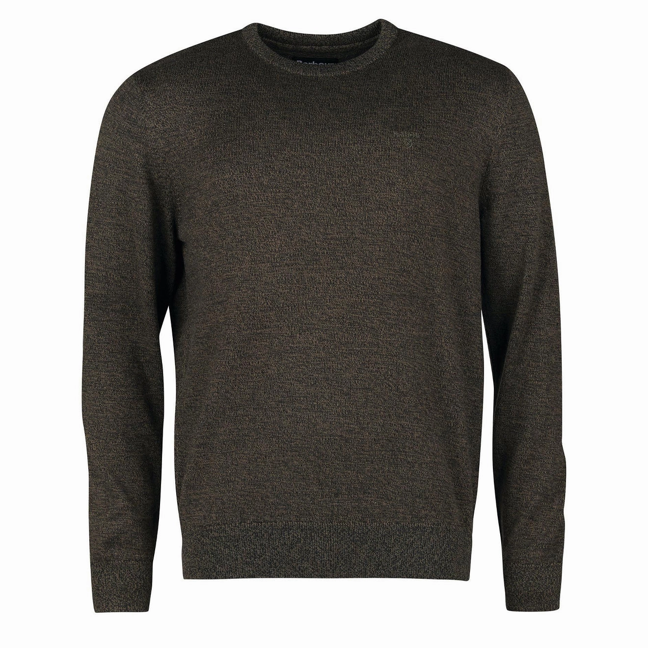 Barbour Firle Crew Jumper Olive Marl mens sweaters cheap
