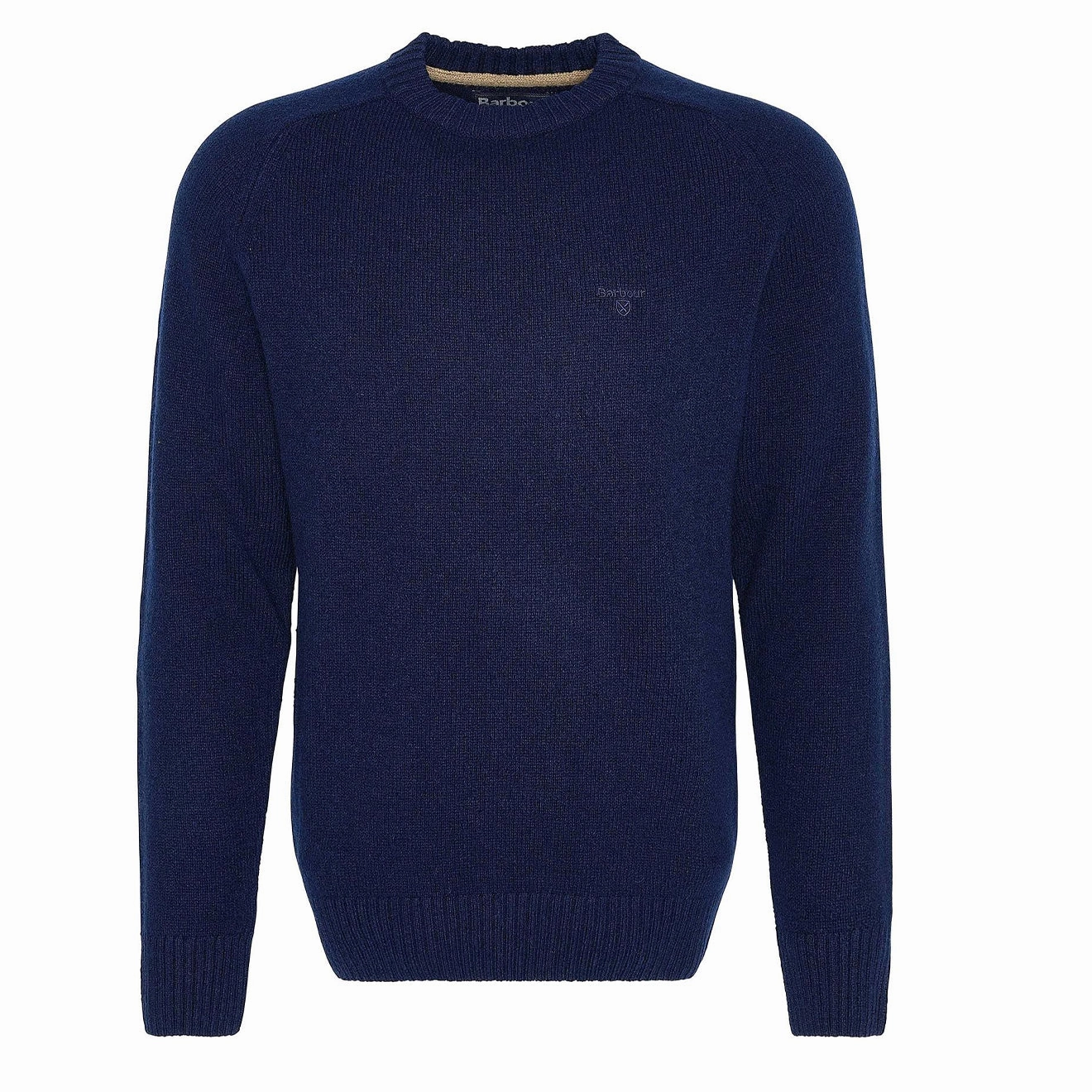 Barbour Grangetown Merino Crew Neck Sweater Navy mens sweaters cheap