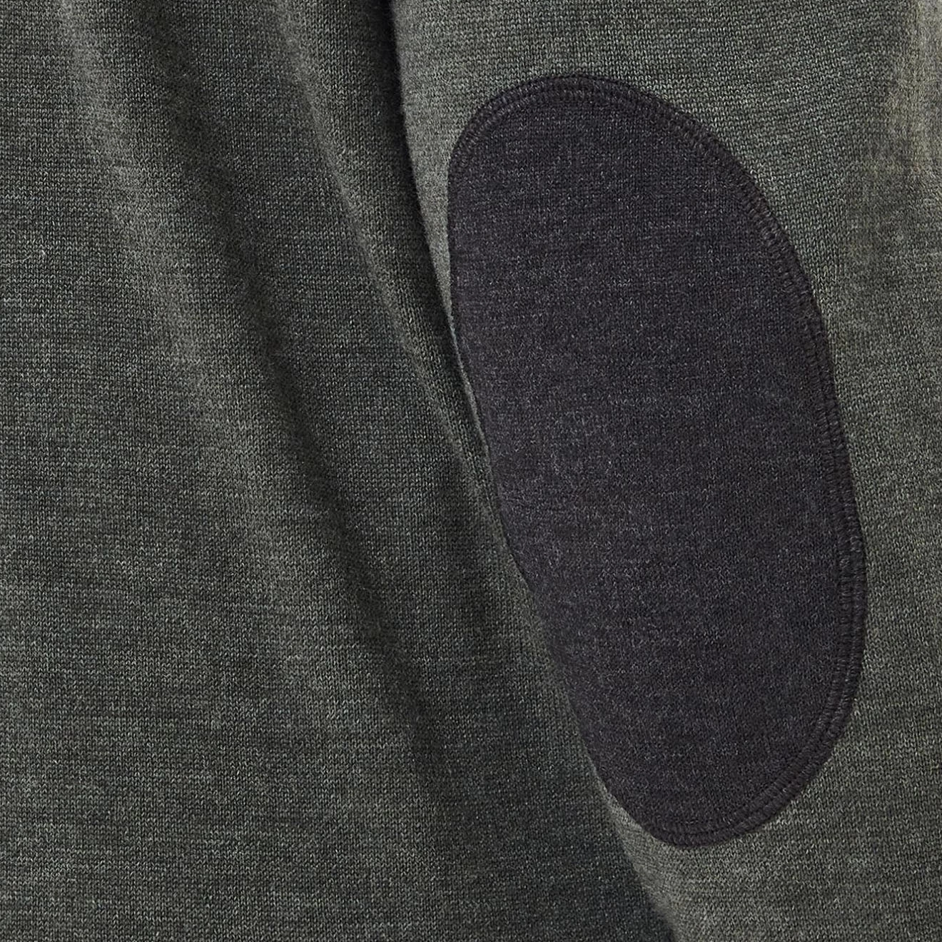 Barbour Loyton Merino Half Zip Olive Marl