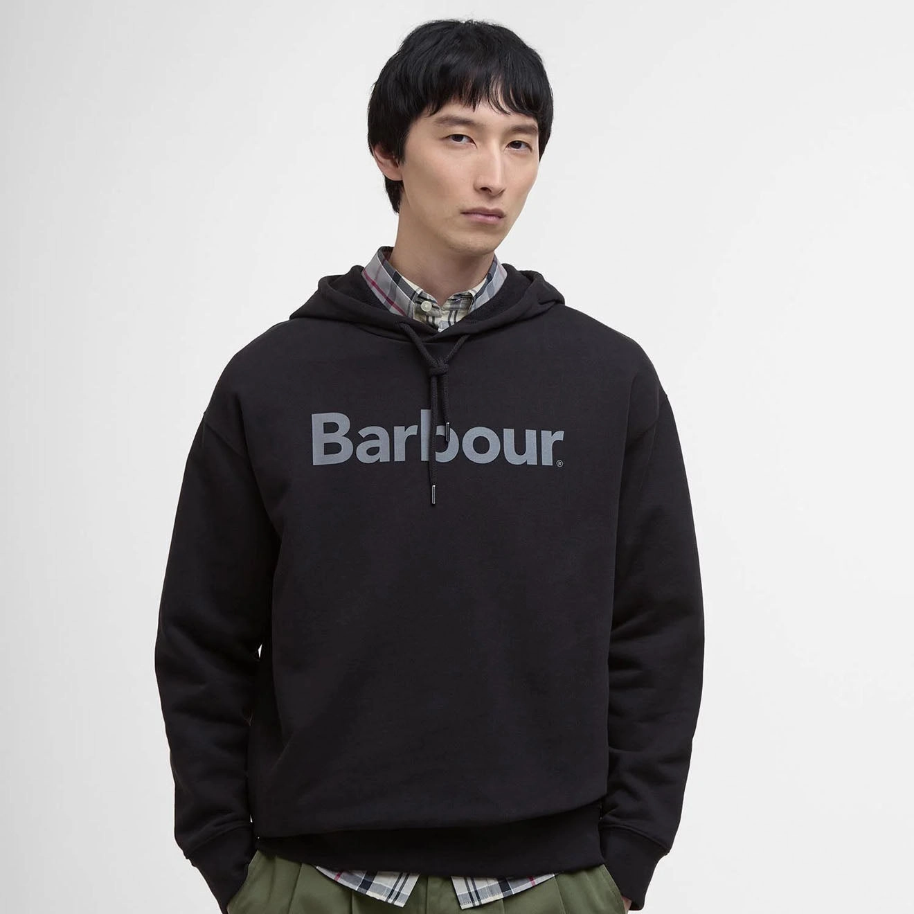 Barbour Nicholas Fit Hoodie Black