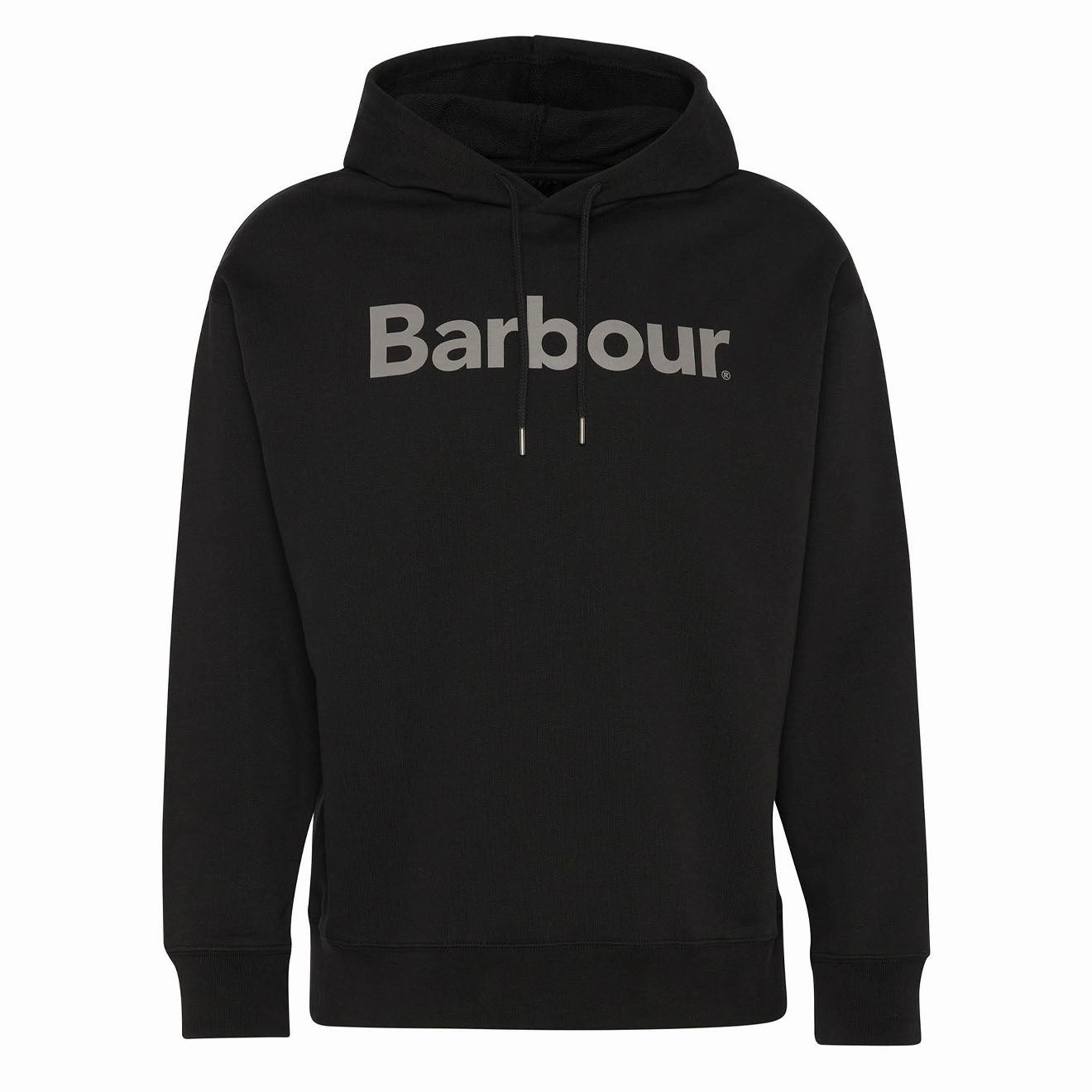 Barbour Nicholas Fit Hoodie Black mens long sleeves cheap