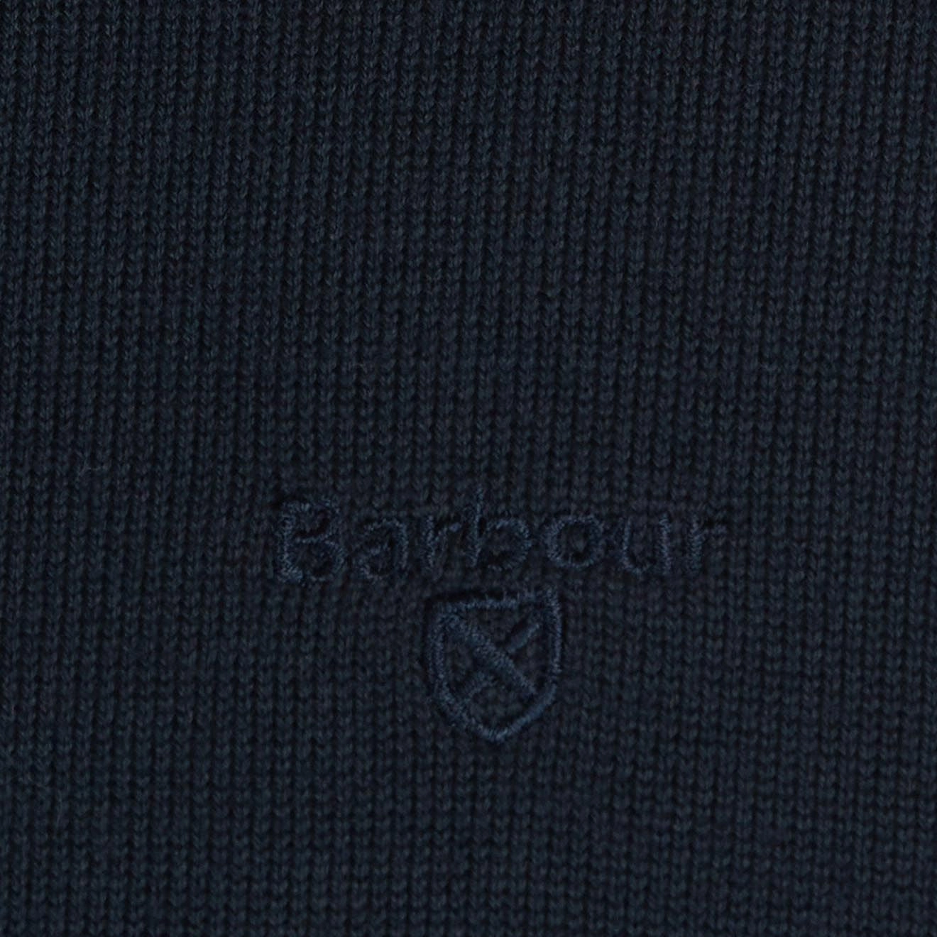 Barbour Pima Cotton Crew Neck Navy