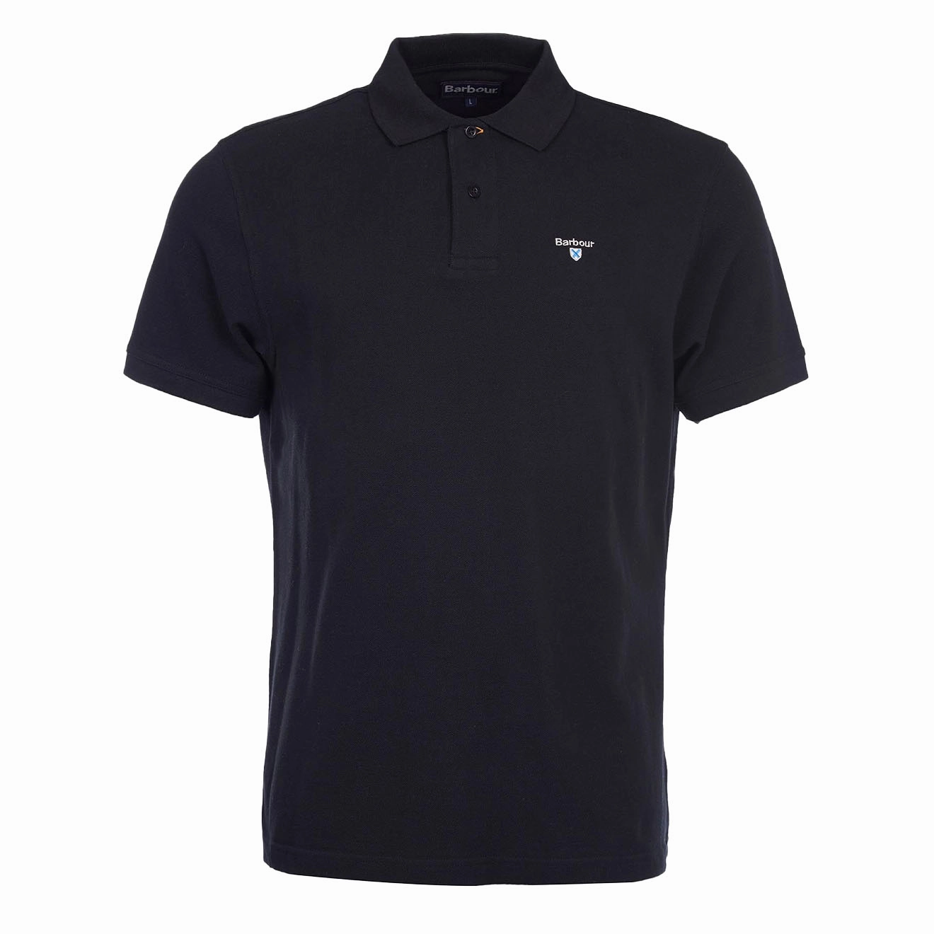 Barbour Sports Polo Shirt Black mens t-shirts outlet
