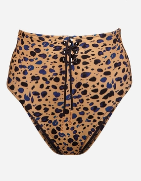 Beach Pebbles High Waist Bikini Pant - Black Sandstone Swim Womens - swimsuits outlet