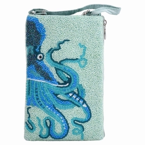 Beaded Club Bag - Ocean Octopus womens blouses promo