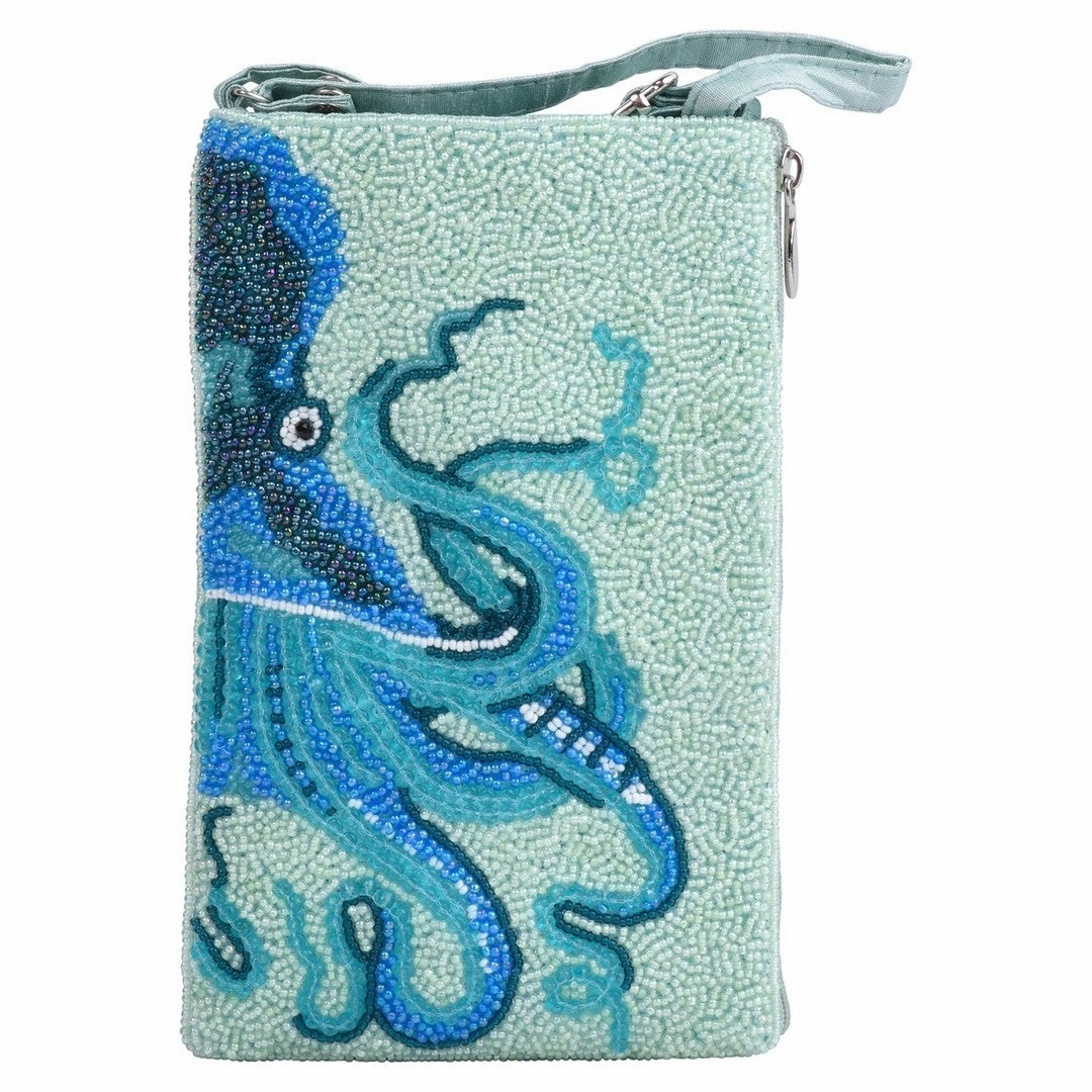 Beaded Club Bag - Ocean Octopus womens blouses promo