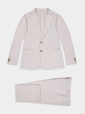 Beige Cotton Suit Suits Mens - men's suits outlet