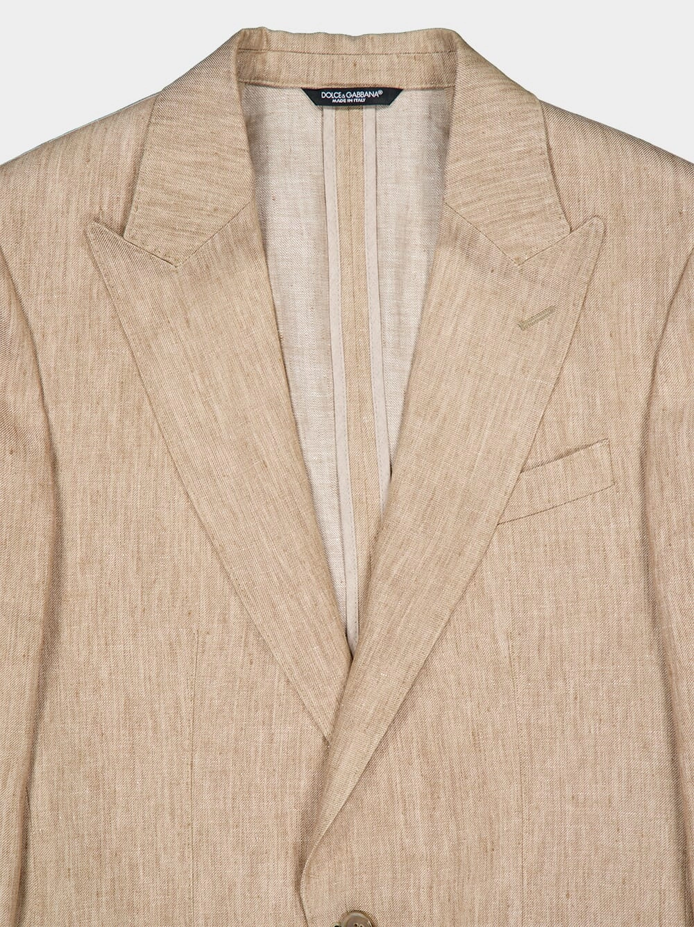 Beige Linen Taormina Jacket