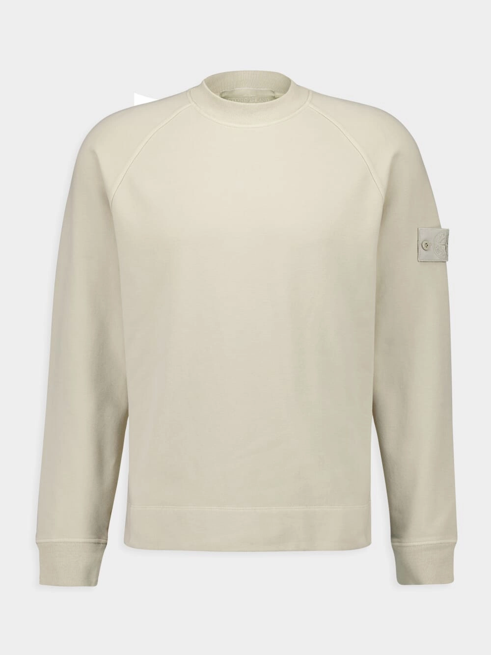 Beige Logo Patch Sweatshirt