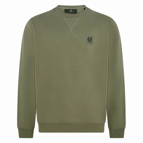 Belstaff Sweatshirt Surplus Green mens long sleeves cheap