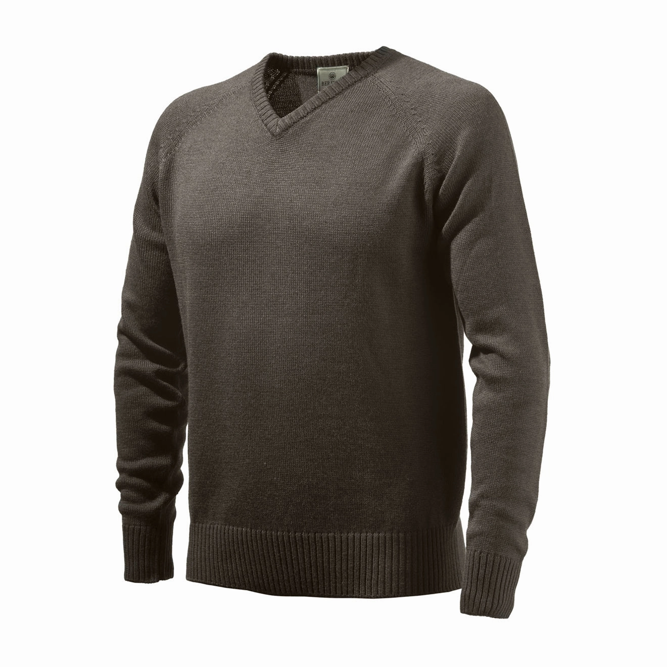Beretta Classic V-Neck Sweater Brown mens sweaters cheap