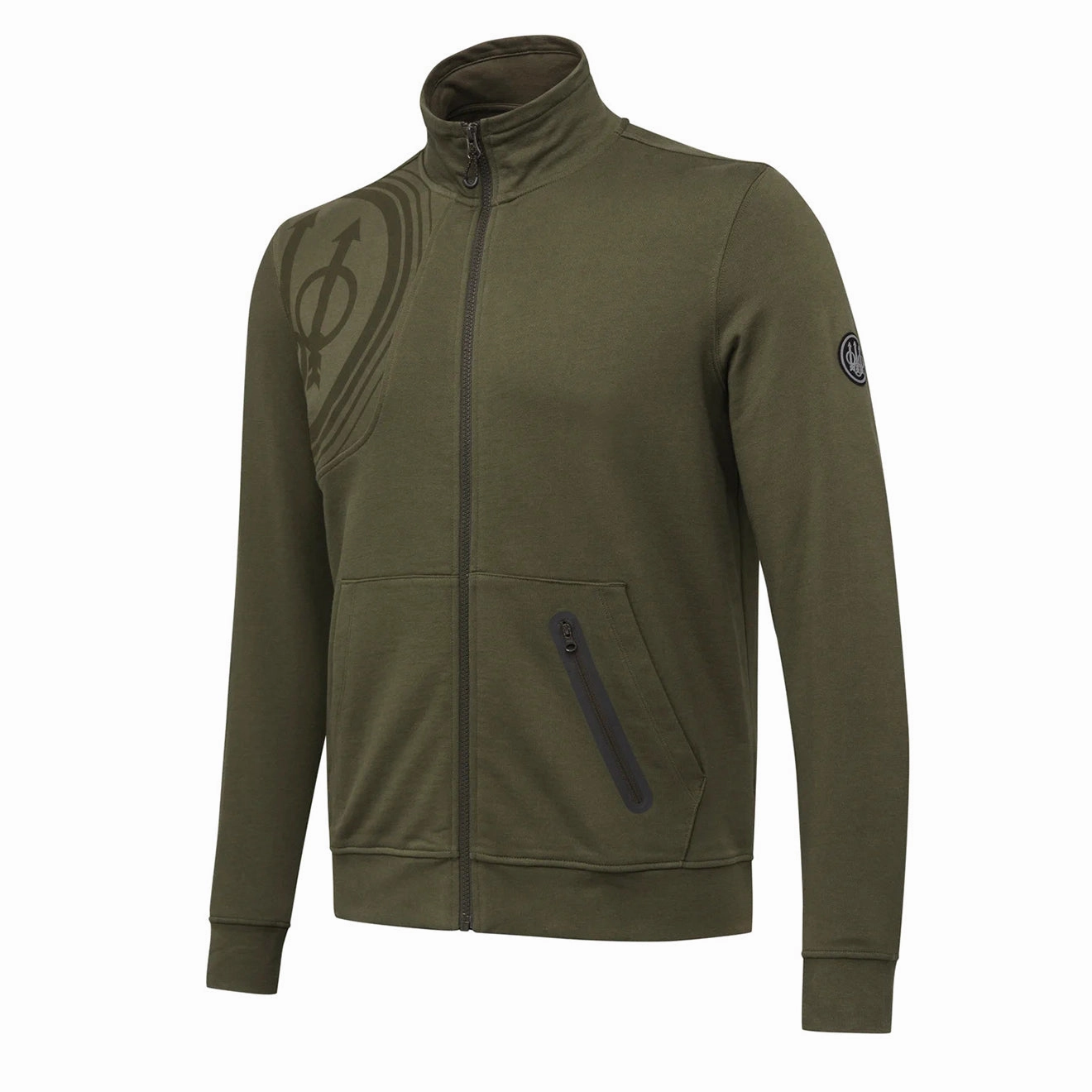 Beretta Corporate Sweater Green Stone mens long sleeves cheap