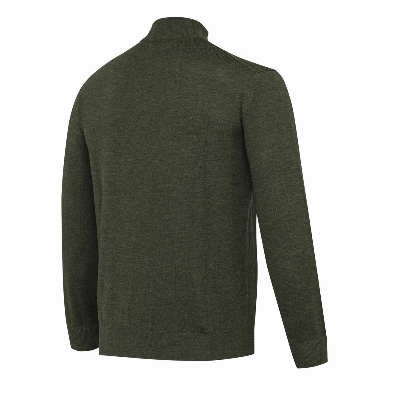 Beretta Merino Half Zip Sweater Green Moss