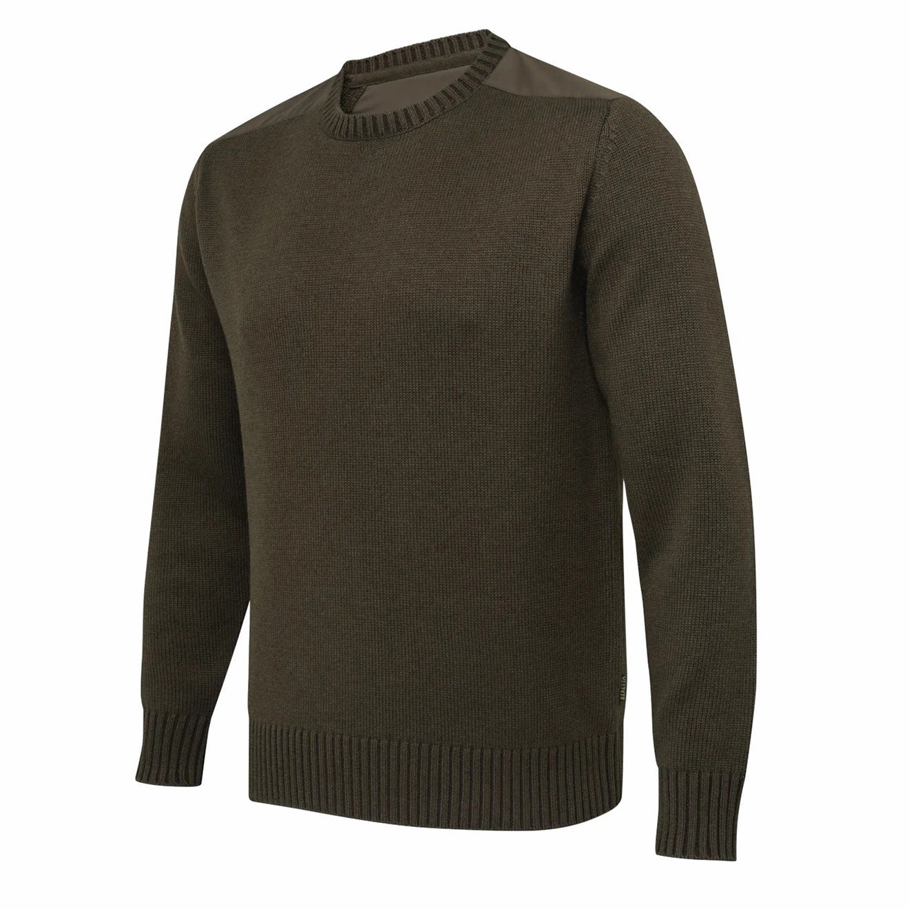 Beretta Wilton Crew Neck Tech Sweater Brownbark / Moss mens sweaters cheap
