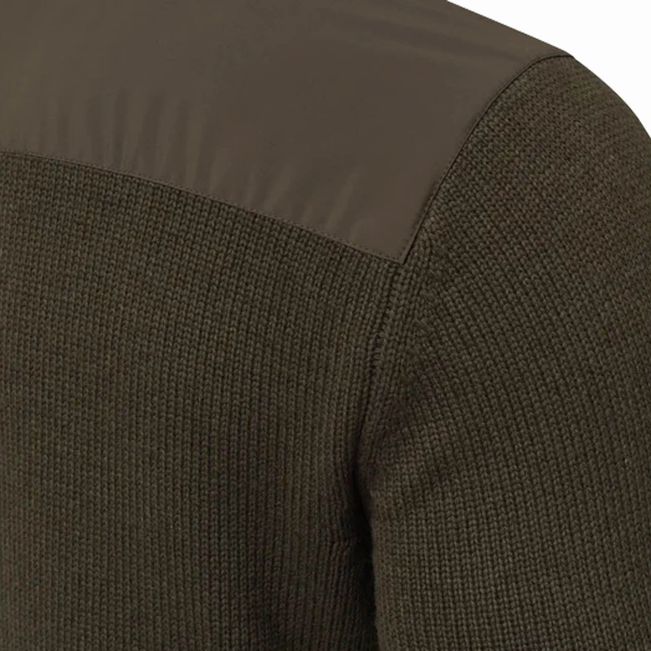 Beretta Wilton Crew Neck Tech Sweater Moss / Brownbark