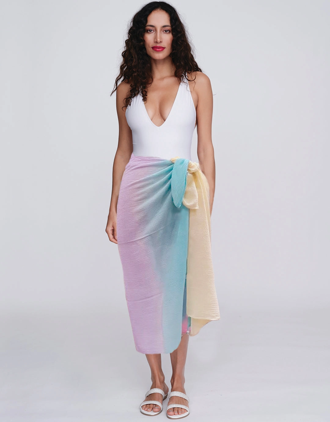 Biarritz Sarong - Pastels Swim Womens - bikinis clearance