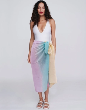 Biarritz Sarong - Pastels Swim Womens - bikinis clearance
