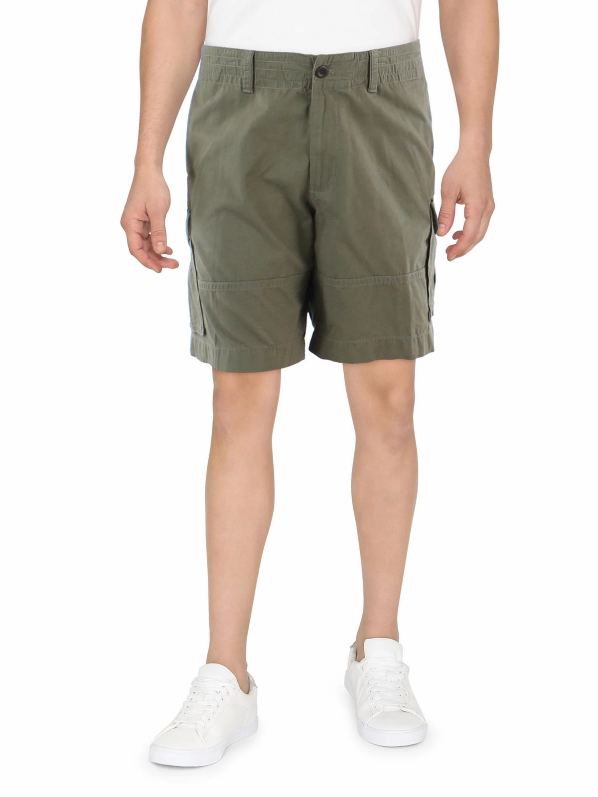Big & Tall Mens Cotton Flat Front Cargo Shorts