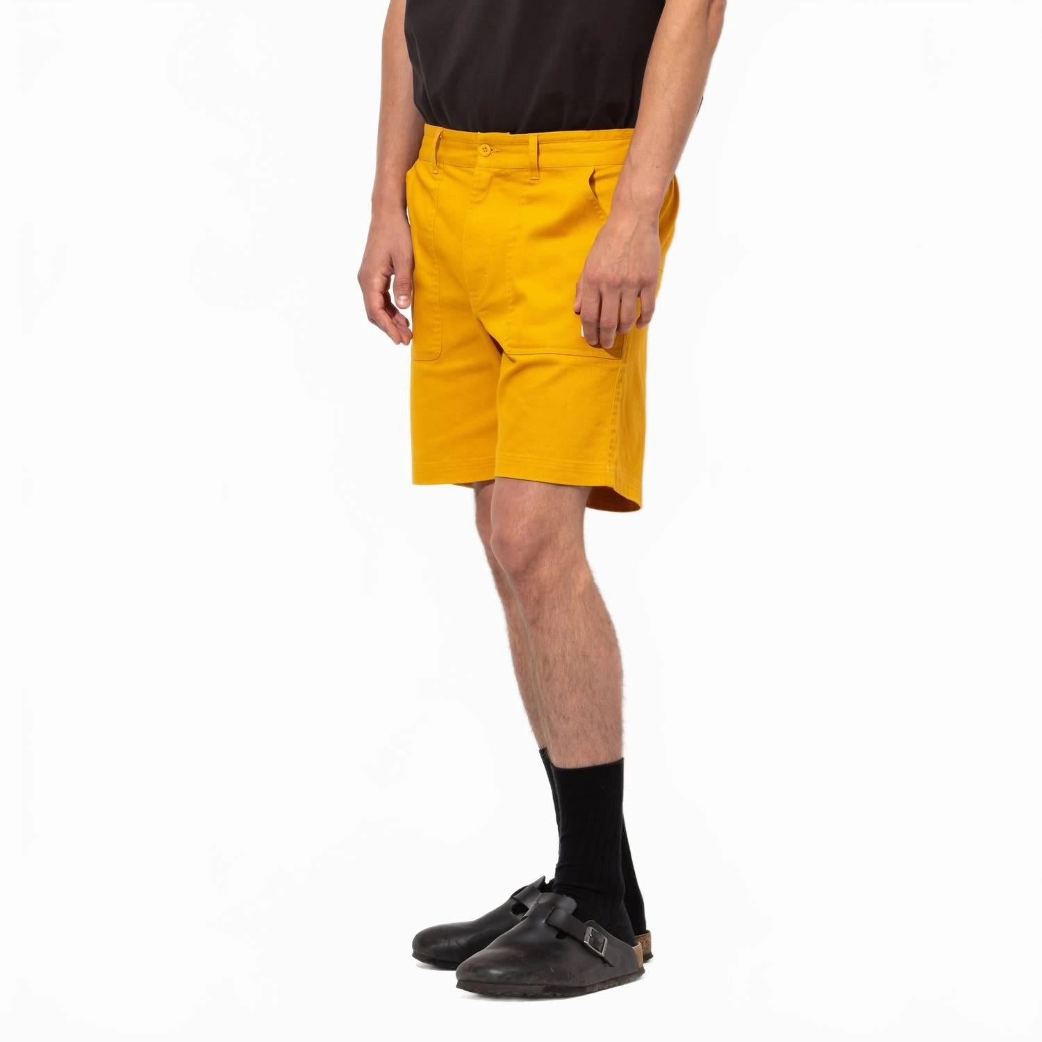 Big Bear Twill Walkshort In Dark Mustard