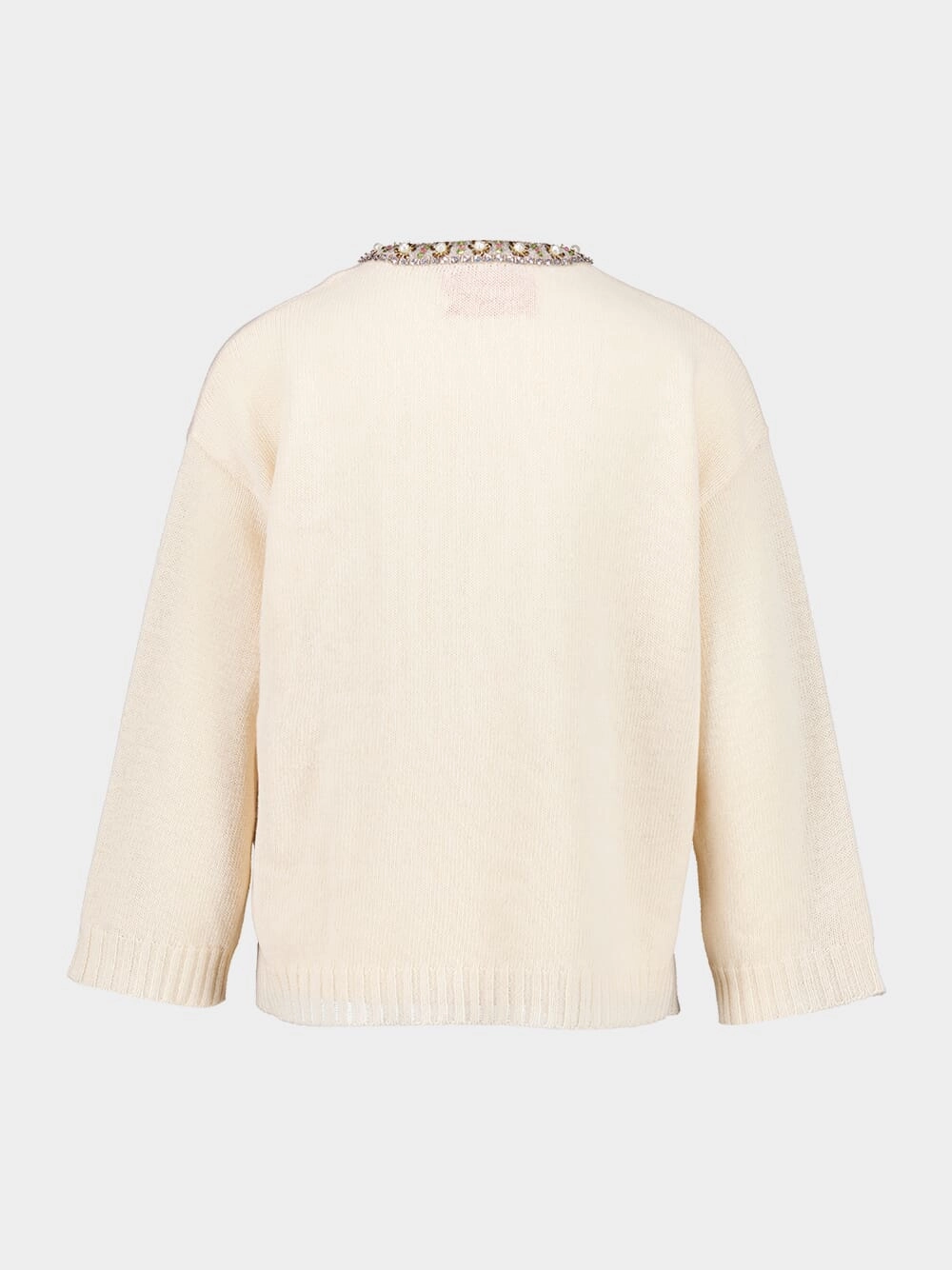 Birch Embroidered Wool Jumper