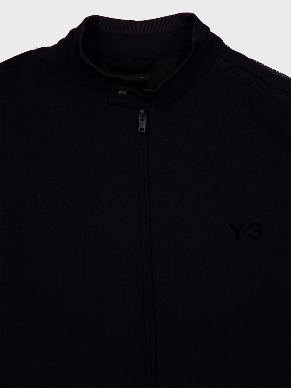 Black 3-Stripes Mesh Track Jacket