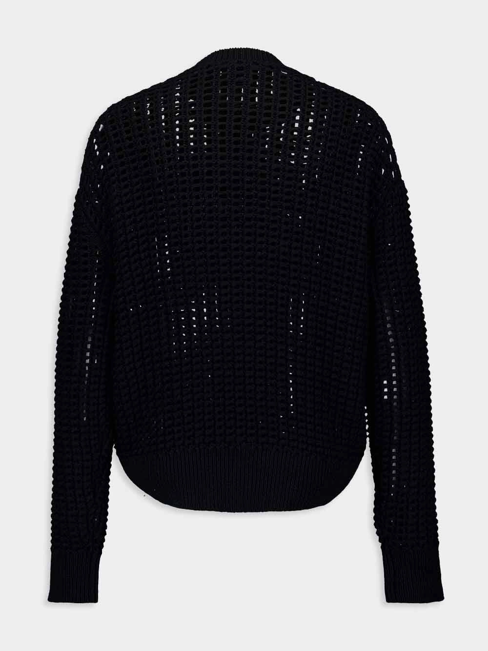Black 4G Sweater in Wool and Cashmere