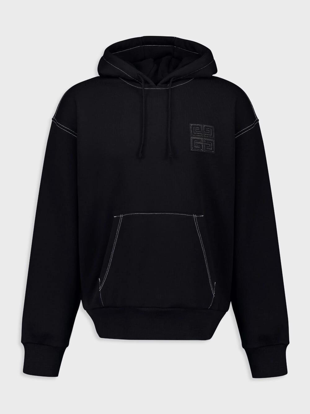 Black Boxy Fit Sweatshirt Tops Mens - thermal tops