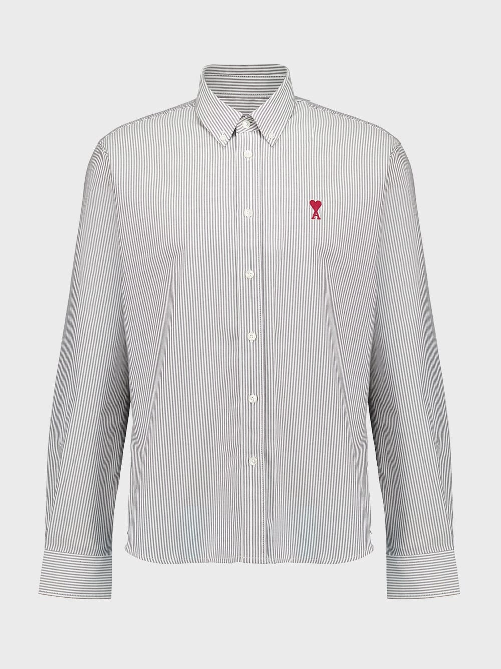 Black Button-Down Ami de Coeur Shirt Suits Mens - men's suits outlet