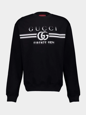 Black Cotton Jersey Sweatshirt Tops Mens - thermal tops