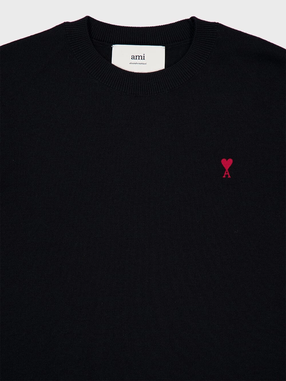 Black Crew Neck Sweater Ami de Coeur