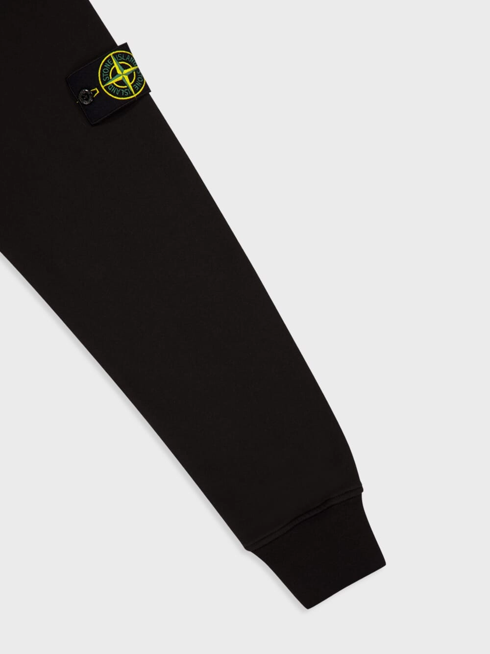 Black Crewneck Cotton Sweatshirt