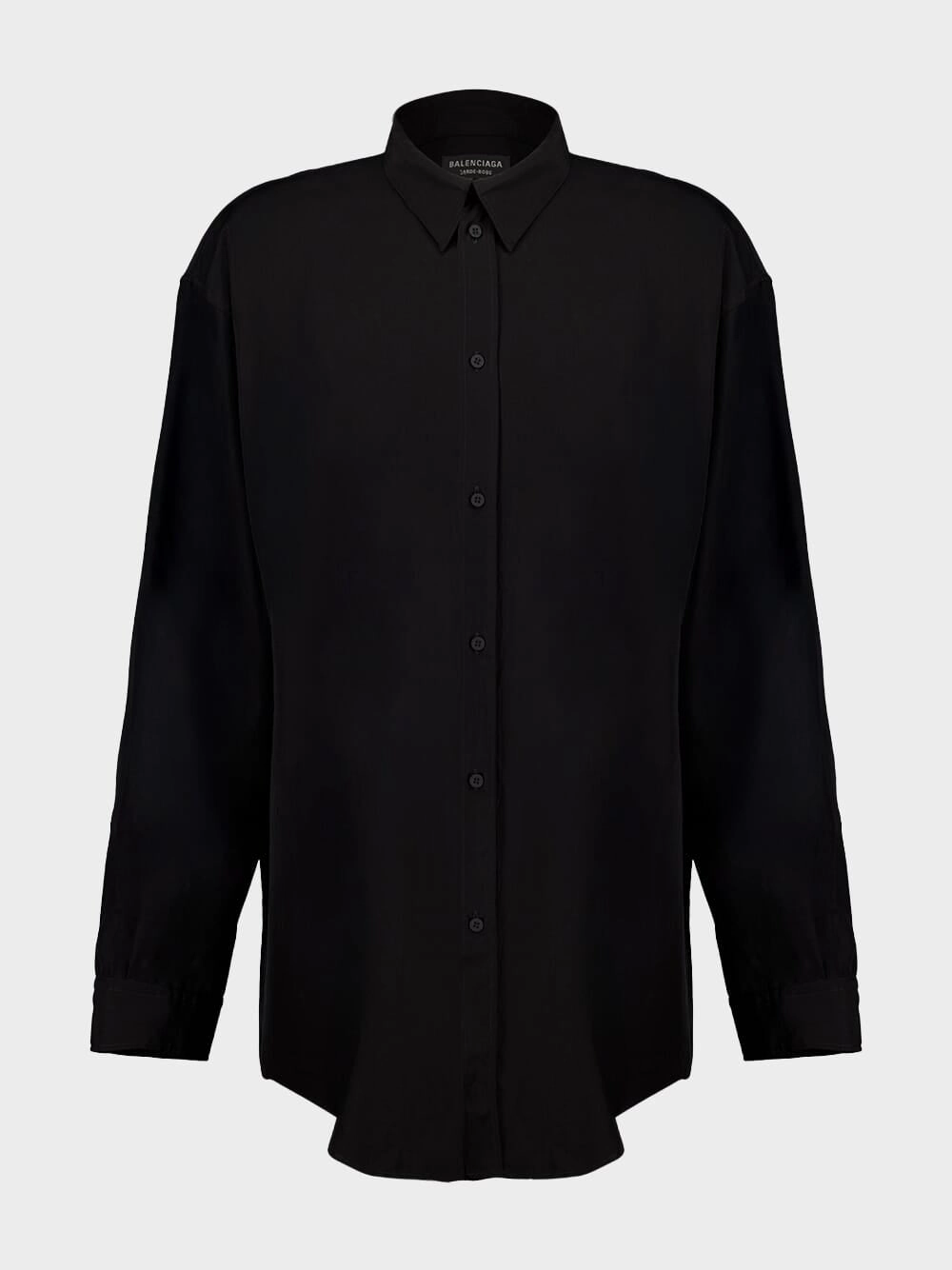 Black Crinkled Fluid Shirt Suits Mens - men's suits outlet