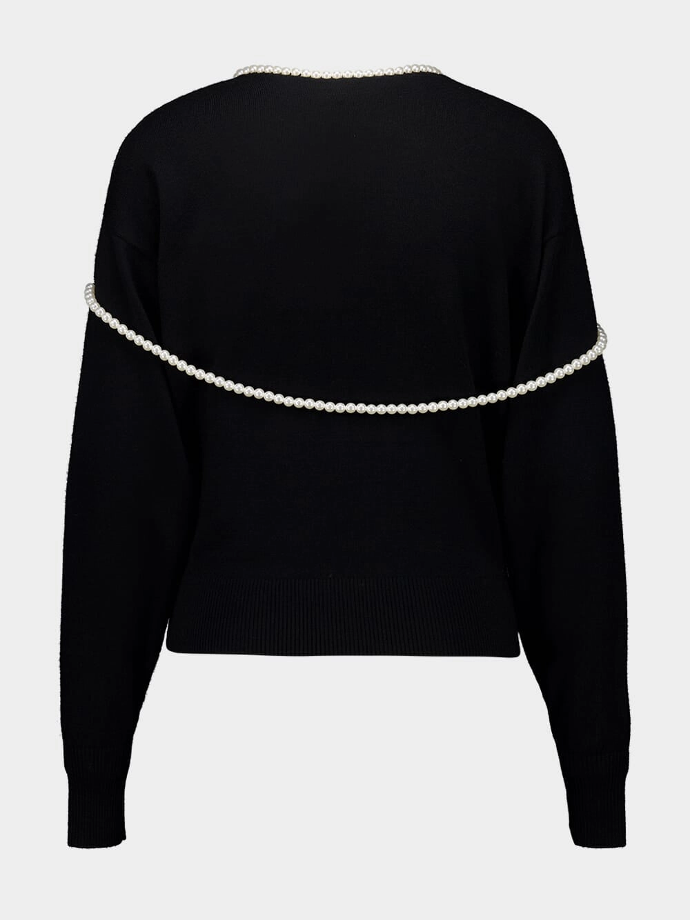 Black Crush Necklace Sweater