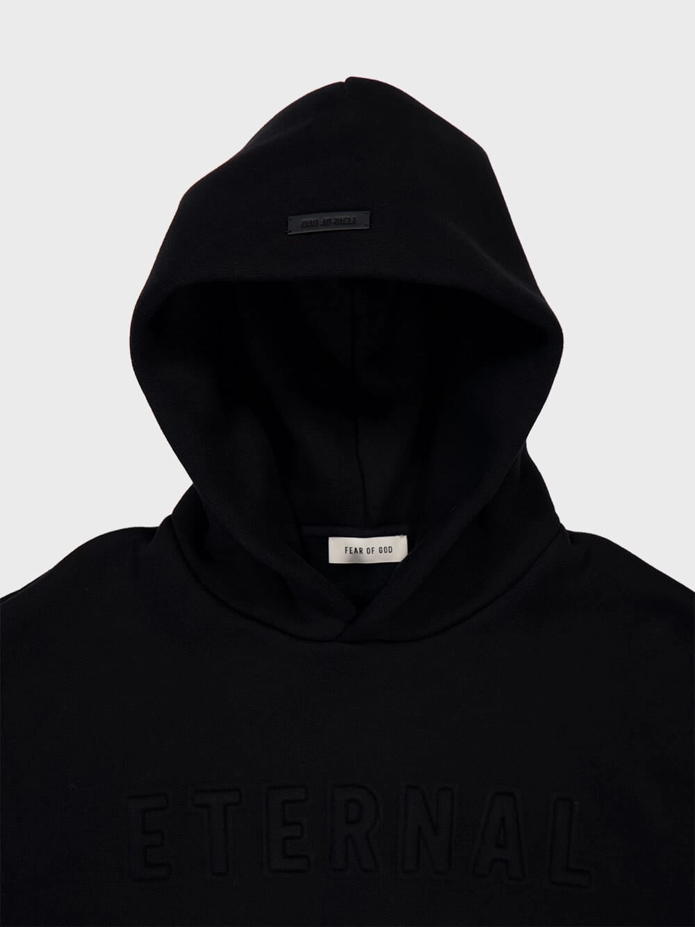 Black Eternal Embossed Sweatshirt