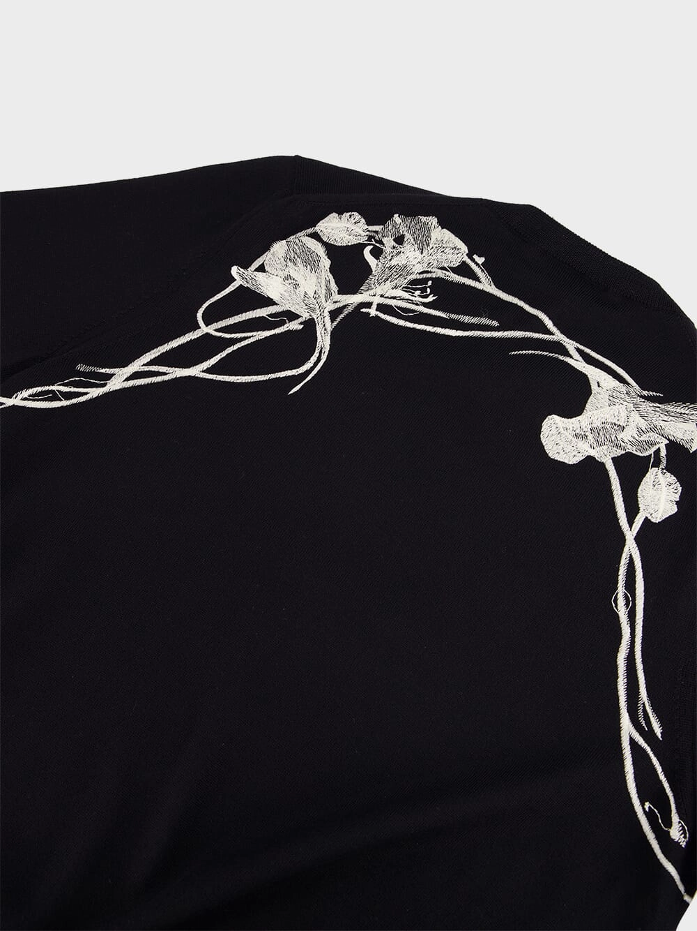 Black Floral Harness Jumper
