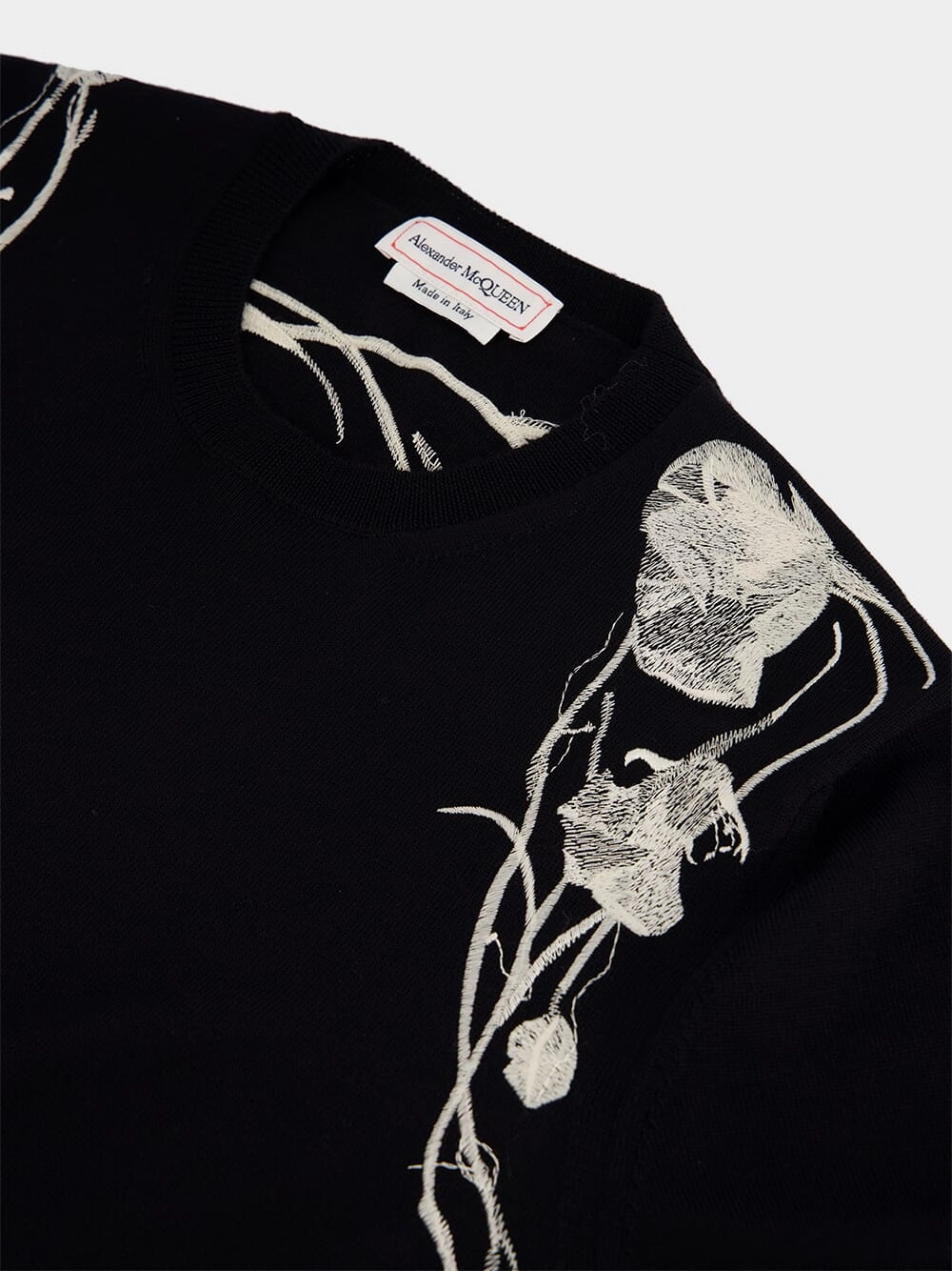 Black Floral Harness Jumper